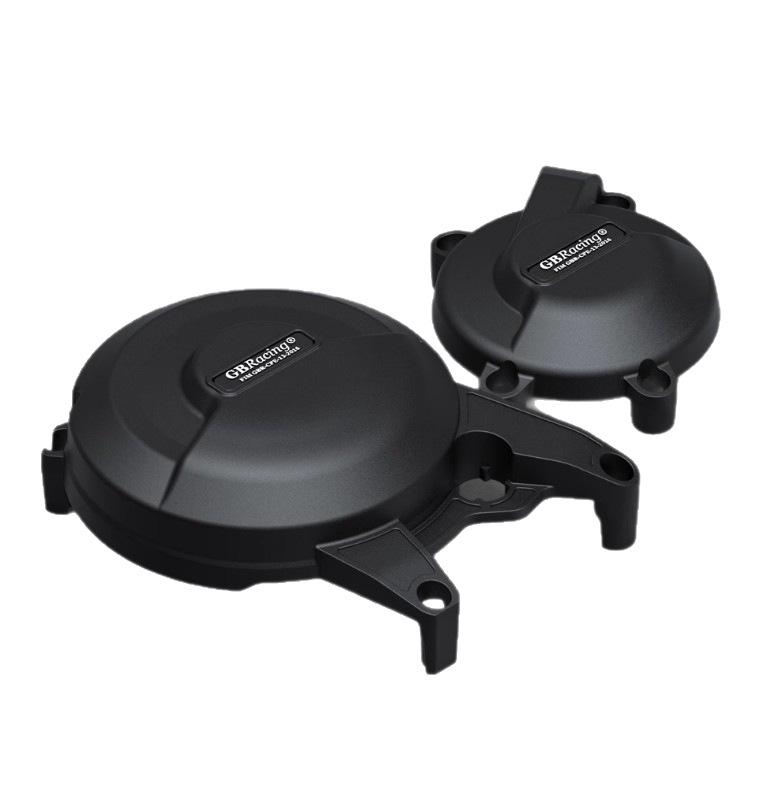 Husqvarna Black/White Arrow 701 Engine Anti-Fall Side Protection Cover (2018-2020 Models)