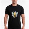 Cute Bee Tshirt Summer Casual Cotton Tee Oversized Streetwear Tops Vintage Graphic Print Loose Fit Short Sleeve