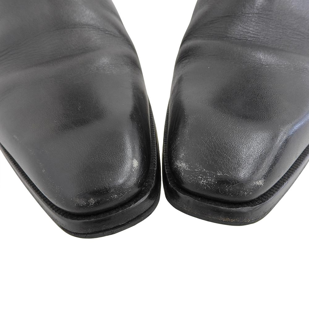 Messidor Herren Side Gore Stiefel Schuhe Schwarze Schuhe Tatsächliche Größe entspricht 25,5 bis 10,2 Zoll schwarzGebraucht