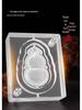 Double-Sided Acrylic Gourd Incense Mold for DIY Herbal Medicine Tablets