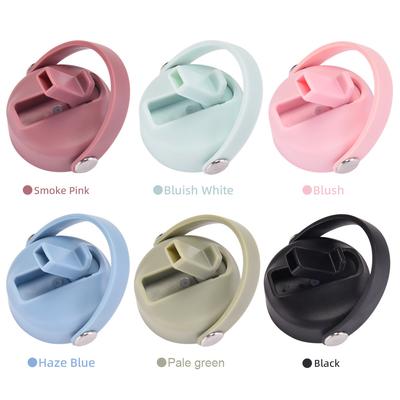 1L Large-Capacity Thermos Cup Lid With Straw Portable Handle Outdoor Sports Water Cup Lid