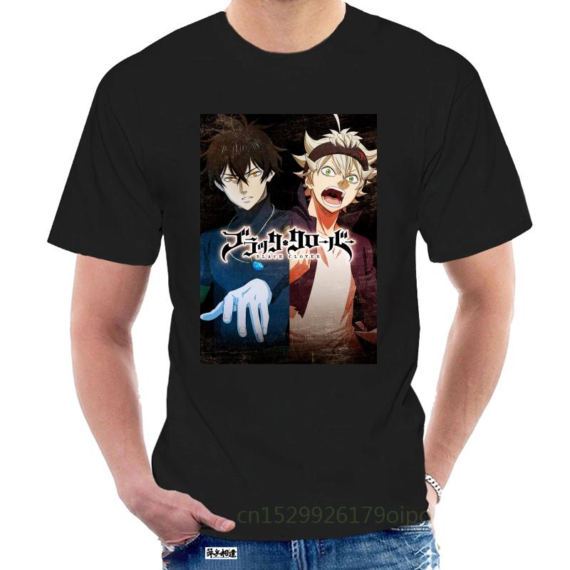 Cheap Legit Black Clover Asta Yuno Teaser Visual Authentic Anime TShirt 25386 Outdoor Wear Tee