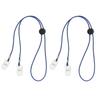 Flexible Napkin Chains, Neck , Holder for Elderly Kids, Adjustable (4 Pack)