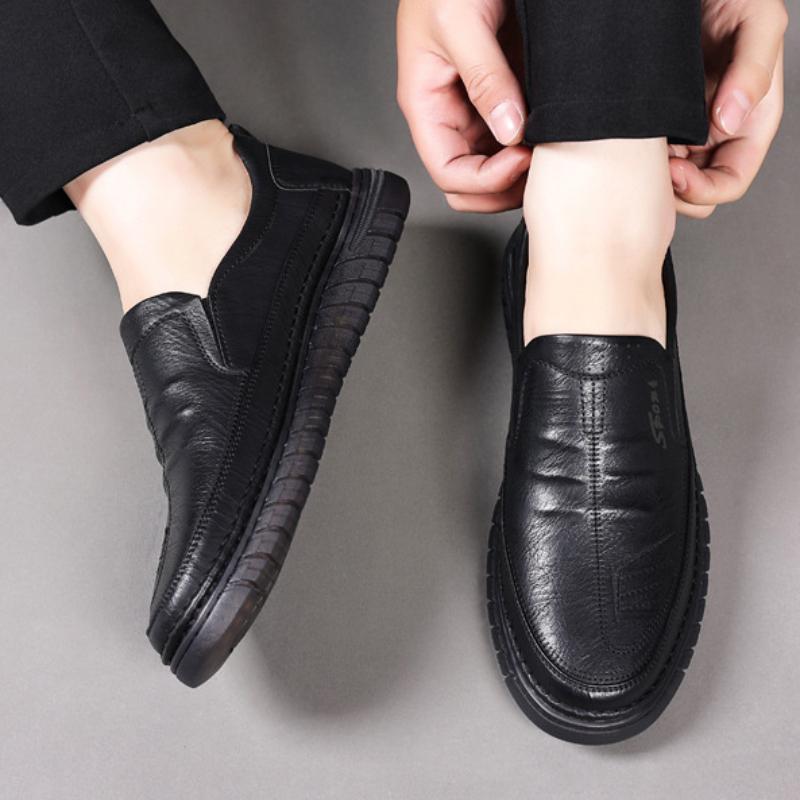 Men Casual Formal Business Shoes Fashion Men's Loafers Leather Flats Classics Driving Shoes Platform Footwear Shoes