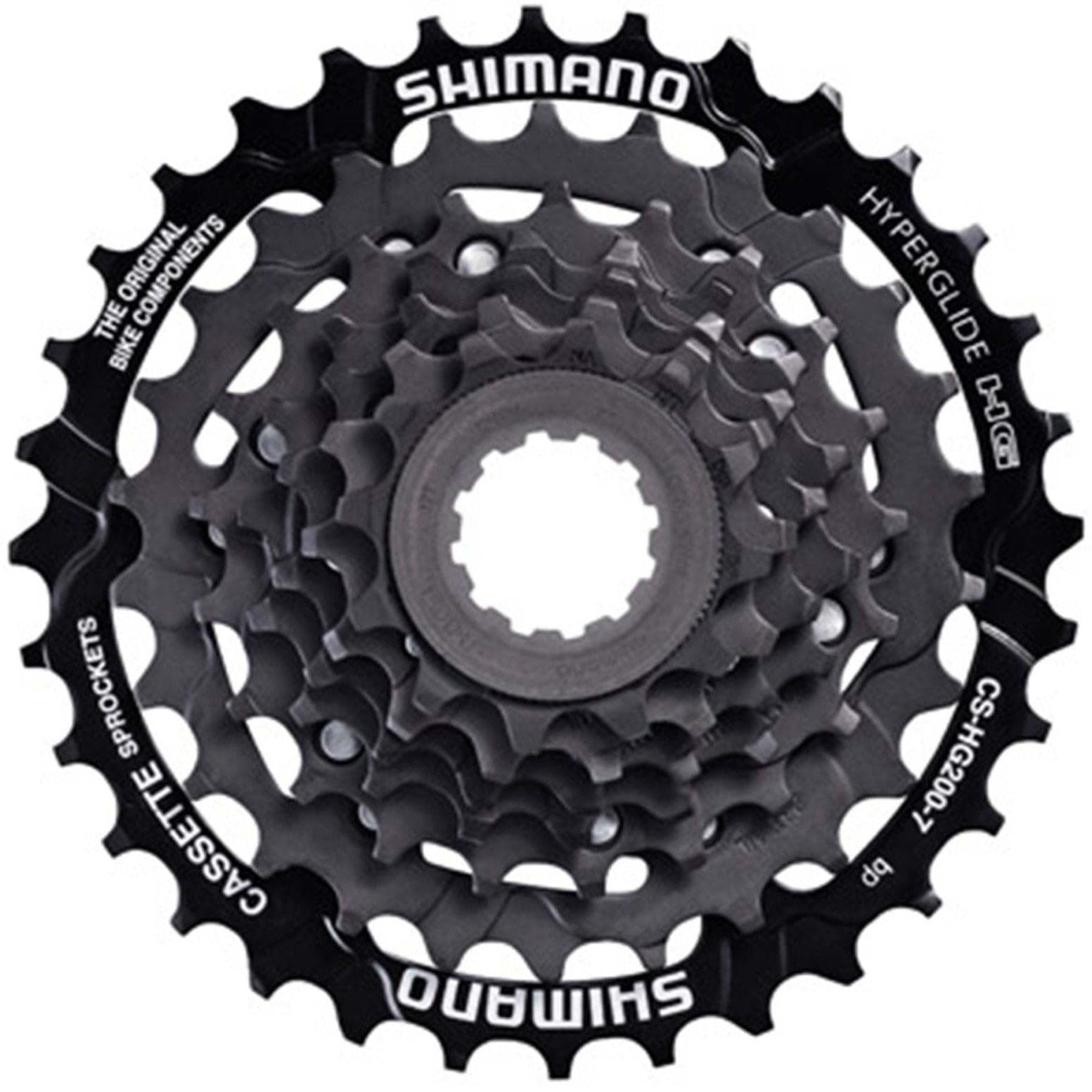 

SHIMANO Кассетная звездочка MTB 7S ECSHG2007232T CS-HG200-7 12-32T чёрный