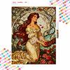 Disney 5d diamond painting, Beauty and the Beast diamond art painting diy handmade sticker gift, home decoration painting