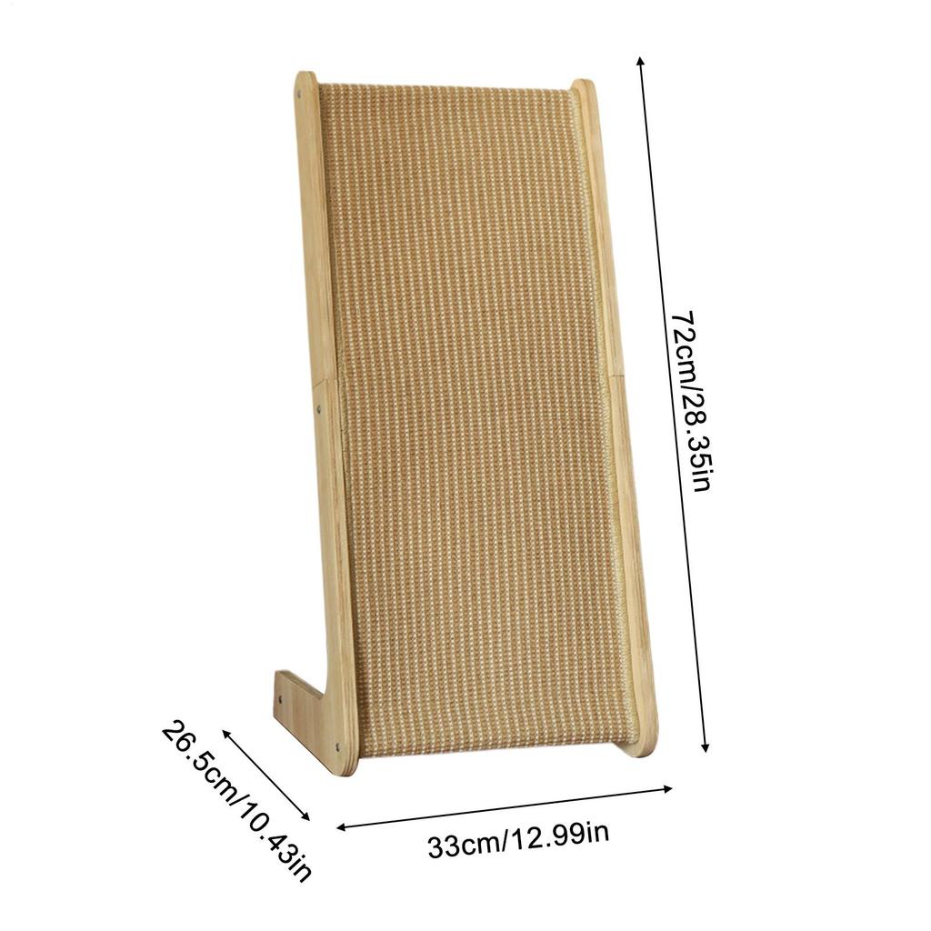 Cat Scratcher Non-Slip Sisal Ergonomic Kitten Post Indoor Cat Scratcher For Floor Outdoor Indoor Bedroom Living Room Corner