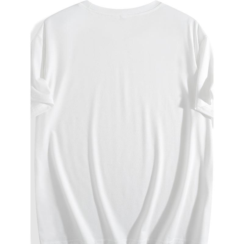 European Size Paris Colored Simple Stroke Iron Tower Pattern Printed Women'S Casual Polyester Short Sleeved T-Shirt