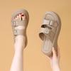 Fashion Shoes Slippers Soft Slides Fashion Slipers Women Platform Comfort Rubber Luxury 2025 Casual Leisure Female Shoes Slippers Casual