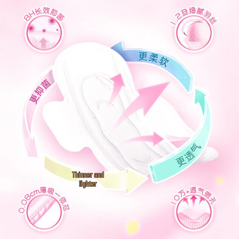 Qidu Space Ultra-Thin Night Sanitary Pads 275mm