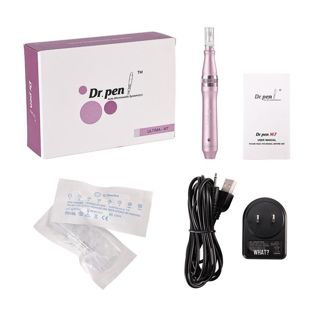 Dr. Pen M7 Rose Gold Electric Microneedling Device for Skin Rejuvenation