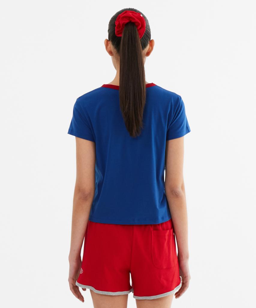 Minasu Mns Raglan Stripe T Shirt_Blue