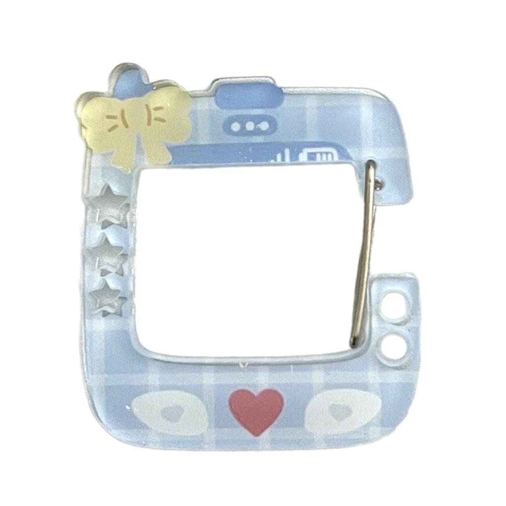 Leichter Acryl-Karabiner-Schlüsselanhänger Rucksackanhänger Handbuchdekoration Einzigartiges Geschenk für Studenten Büroangestellte