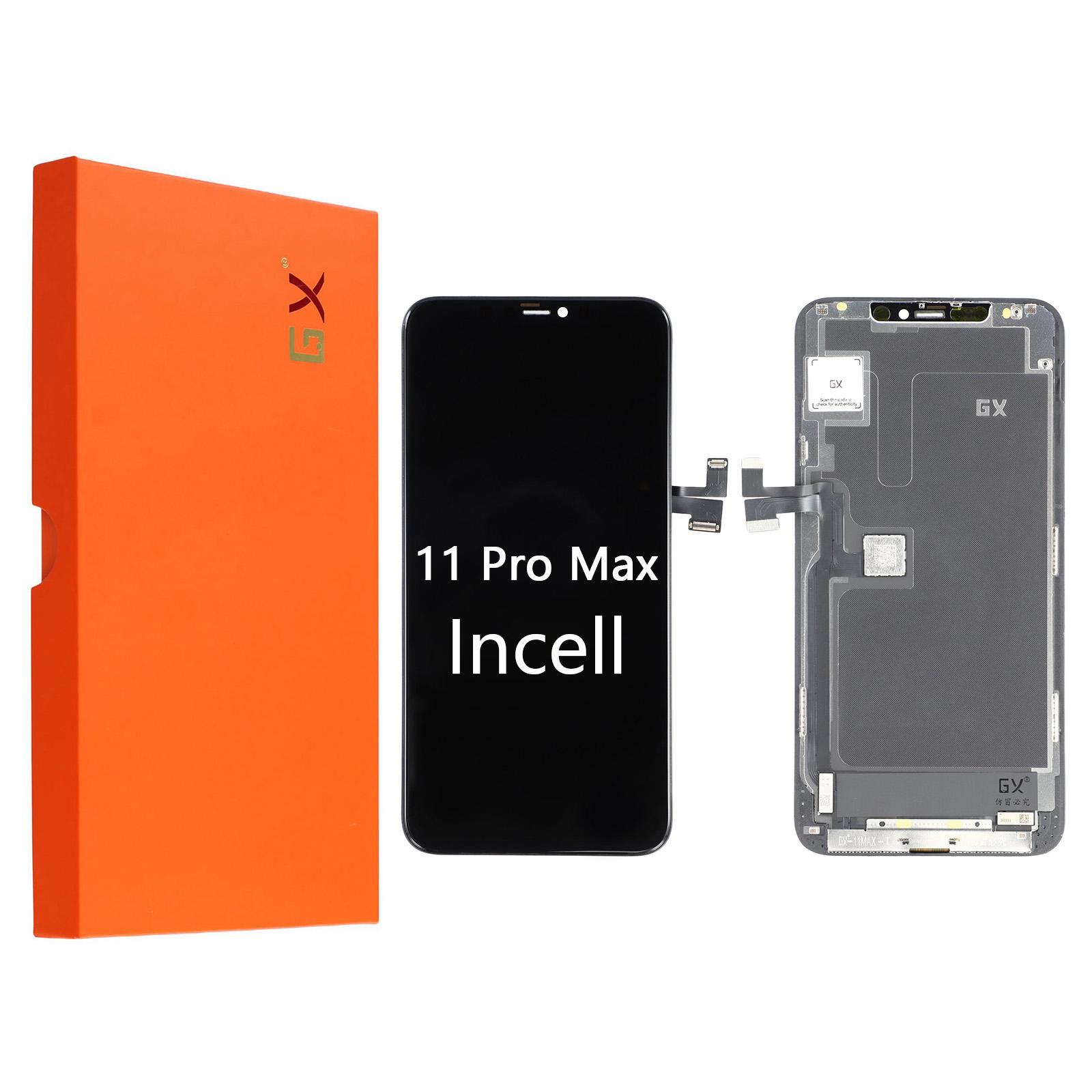 

For iPhone 11 Pro Max Grade C LCD Screen and Digitizer Assembly Replacement Part (GX In-Cell Technology) (without Logo) A