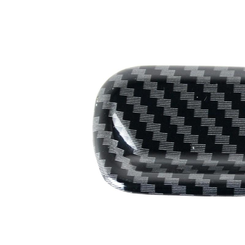 Adesivi Copri Pulsante Cuscino Poggiatesta Sedile Auto Colore Fibra di Carbonio Per Mercedes Benz Classe C W206 Accessori Interni