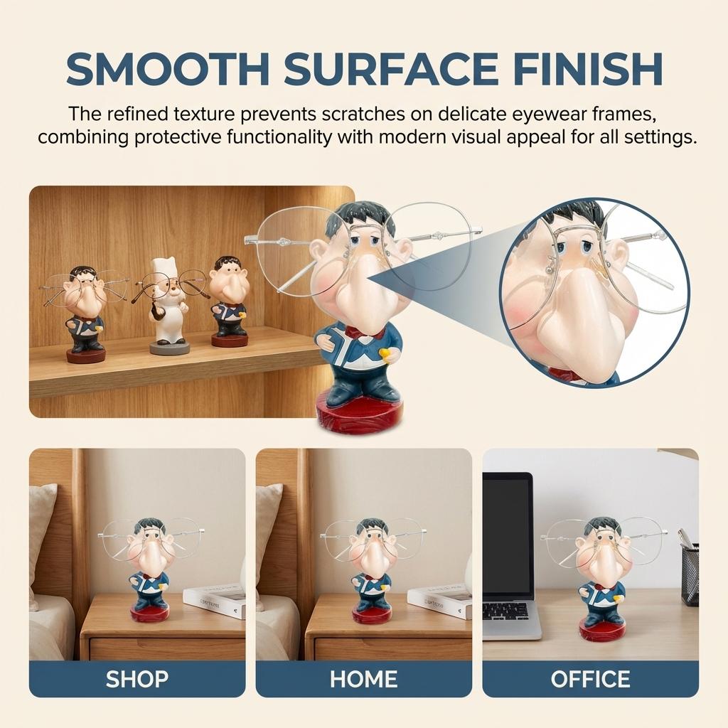 Creative Eyeglasses Display Stand for Shop Window Home Office Decoration Durable Plastic Glasses Holder