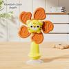 Baby Suction Cup Spinner, ABS sensory toy, portable for travel, helps develop motor and cognitive skills.