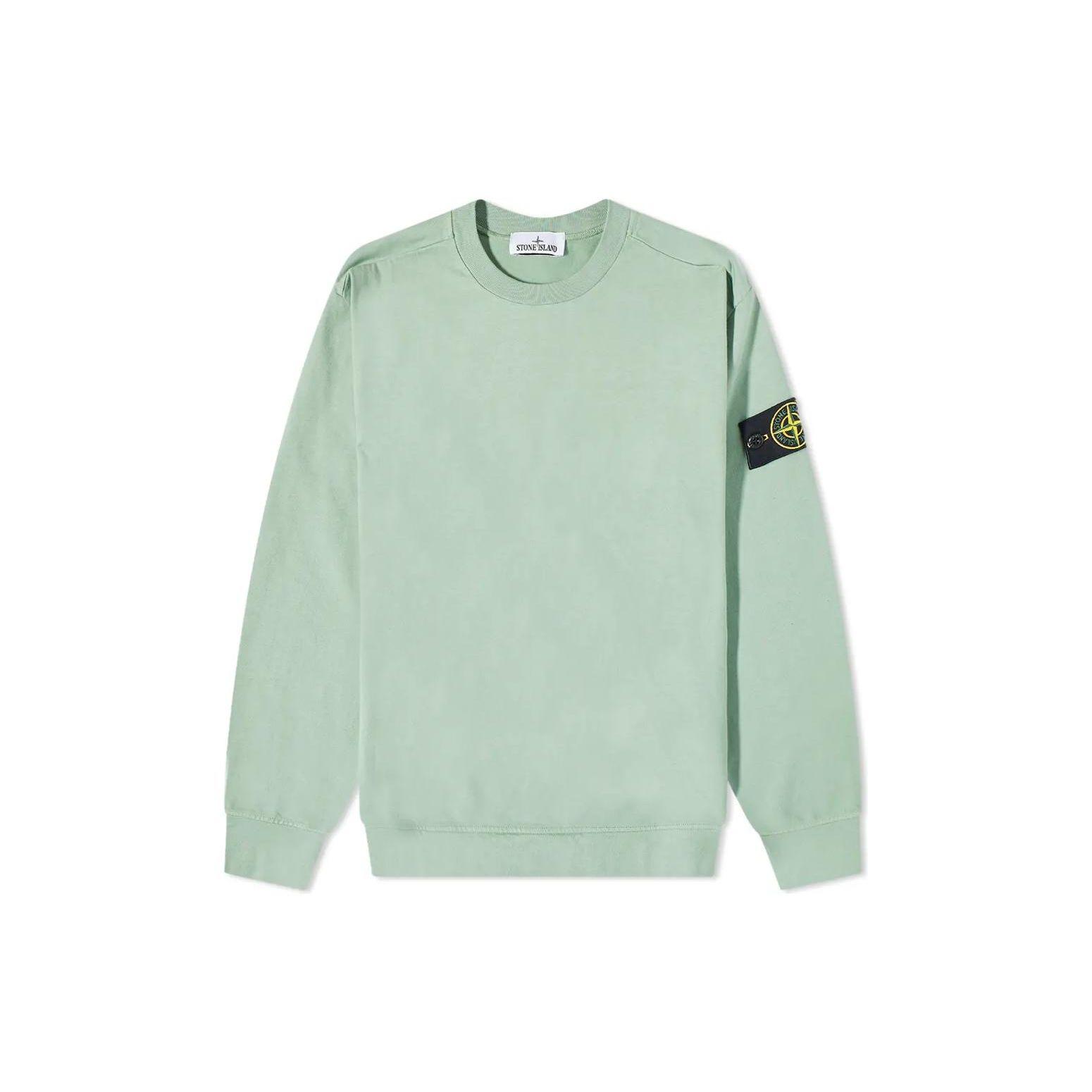 Stone Island Garment Dyed Long-Sleeve T-Shirt