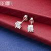 925 Sterling Silver AAA Zirconia Earrings - Banquet Pendant Jewelry