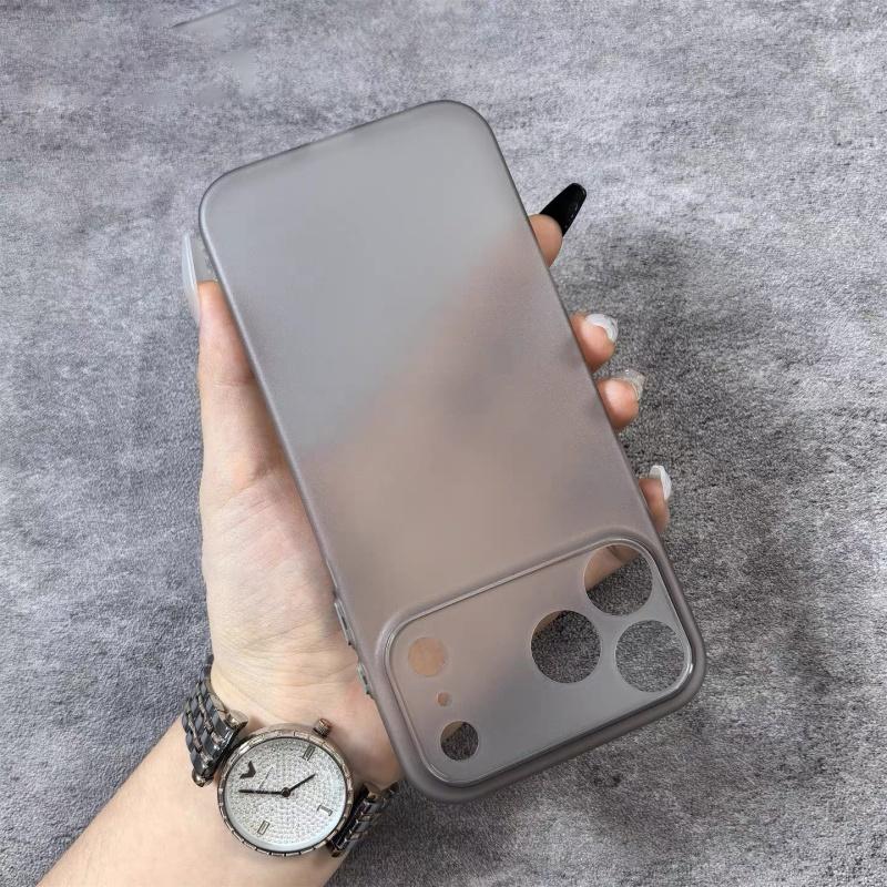 Original ULTRA THIN Phone Case for iPhone 17 Air 16 15 14 13 Pro Max Plus Frosted Cooling Shockproof Armor Clear Slim Back Cover