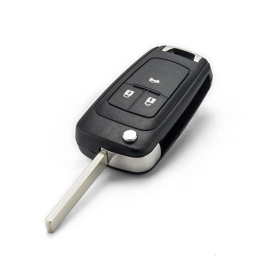 1 x 2/3/4/5 Tasten Fernbedienung Fob Cover Klappschlüssel Shell Blank für Chevrolet Lova Sail Aveo Cruze Autoschlüssel