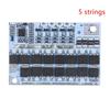 3S 4S 5S 3.7V 100A Bms Battery Protection Board With Balance For Diy Lithium Polymer Battery Pack