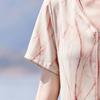 Women's Summer Chiffon V-Neck A-Line Midi Dress