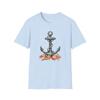 Nautical Anchor T Shirt, Sailor Tee, Ocean Lover Shirt, Beach Graphic Top