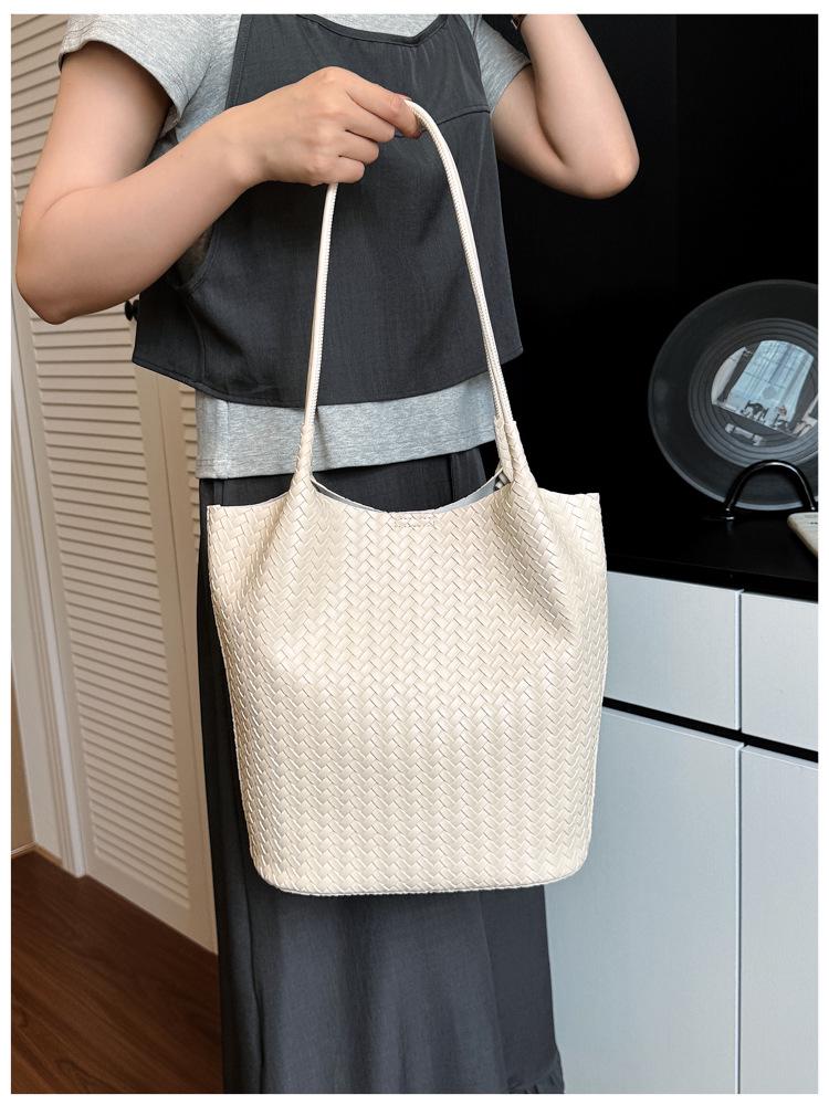 Women's 2026 Fashion Woven Tote Bag - Versatile, High-End, Large Capacity Shoulder Handbag