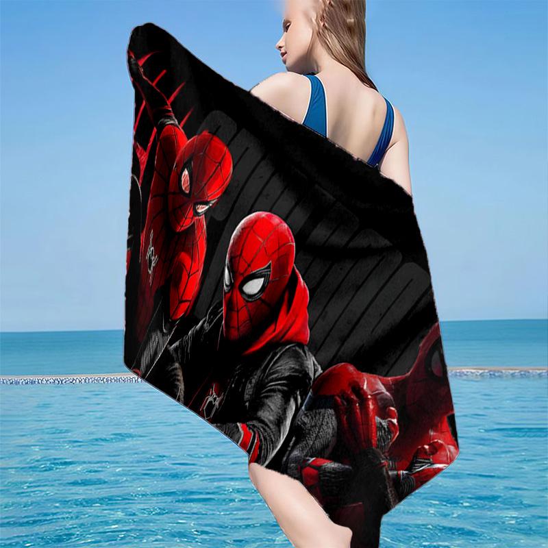 Spider Microfiber Beach Towel, Soft And Absorbent, Quick-Dry, Ideal for Summer Travel, Beach Essential, Swimming Pool Gifts