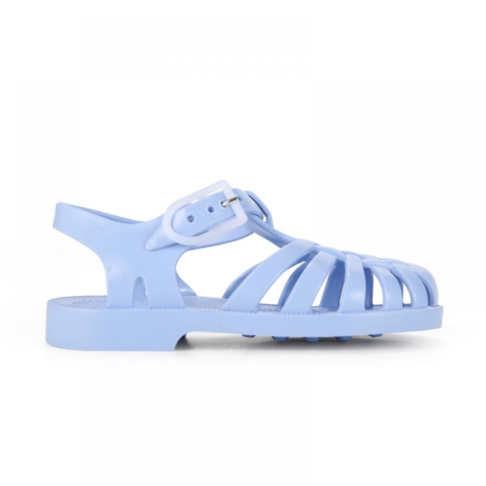 Meduse Sun 201 Bleu Pastel Blue Pastel Lavender Kids Kids Jelly Shoes Sandals