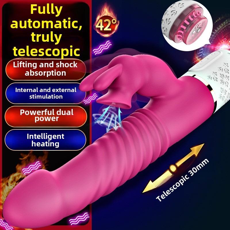 Automatic Sucking Retractable Vibrator Female Masturbator Erotic Sex Products