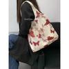 Super Beautiful Embroidery Black Butterfly Canvas Bag Lace Casual Travel Women's Bag