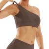 Nude Feeling One-Shoulder Quick-Dry Yoga Bra WX8002