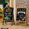 Compact Blackboard Display Stand for Luminous Handwritten Ads and Activities