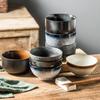 Bol Japonez din Ceramică pentru Orez și Mic Dejun - Simplu, Mic, Design Creativ pentru Utilizare Acasă și în Restaurant