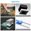 25M Double Side Thermal Conductive Tape 3-20mm Width Blue Heat Transfer Tape Adhesive Cooling Heatsink For Computer CPU GPU