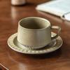 Japanese Retro Ceramic Coffee Cup And Saucer Set Creative Mug Latte Cup Latte Cup Old Teacup Water Cup
