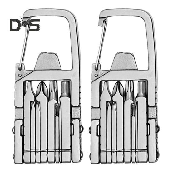 

1/2 шт., многофункциональный инструмент для отдыха на природе, 12 в 1, нержавеющая сталь, многоцелевая отвертка, открывалка для бутылок, карманные инструменты, портативный инструмент для кемпинга, пешего туризма, походов, дома 2pcs