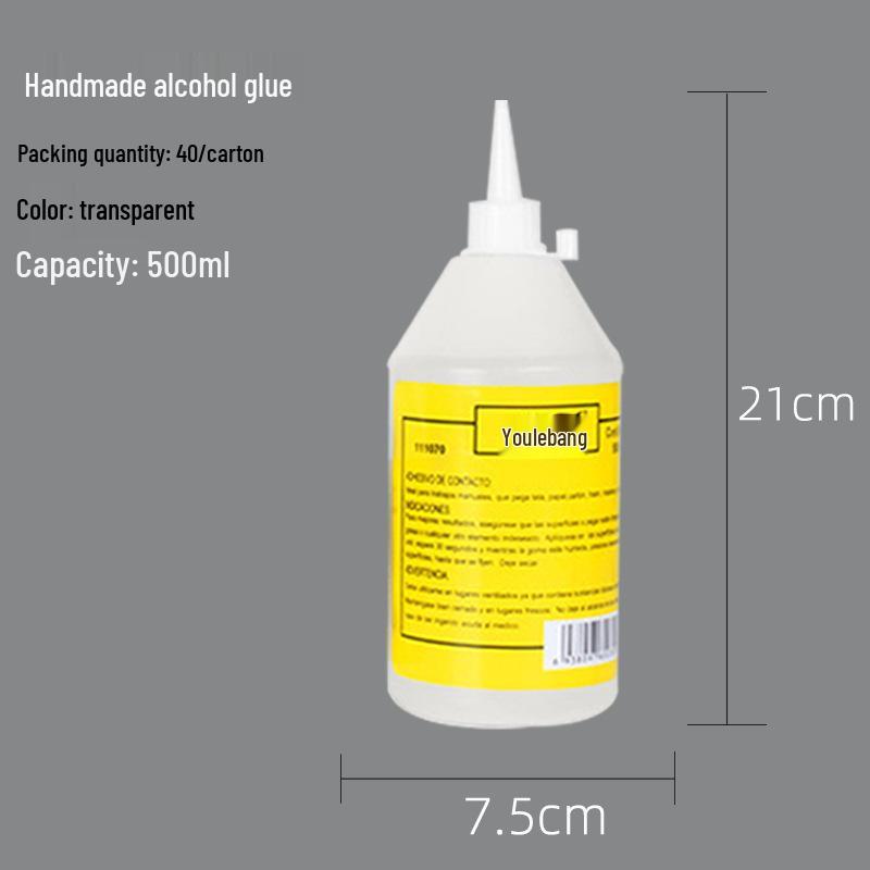 Kids' DIY Transparent Alcohol Glue - 30ml for Crafts: Ideal for Non-woven Fabric, Kindergarten Projects, Hemp Rope & Handmade Creations