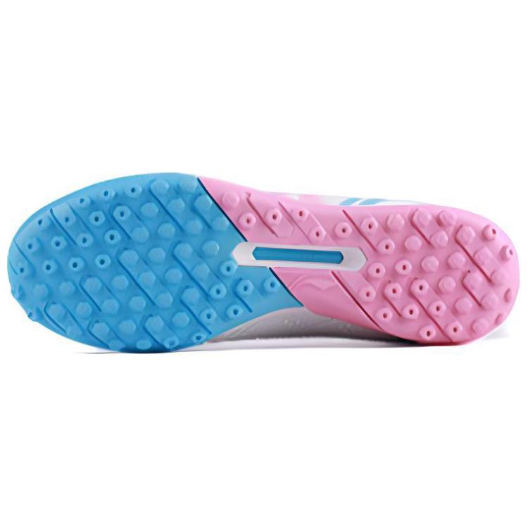 Li Ning Shadow 2 2 TF (Gummistollen) Synthetisches Leder Stoßdämpfende Langlebige Fußballschuhe Herren Fußballschuhe Weiß Blau Rosa YSTU013-7