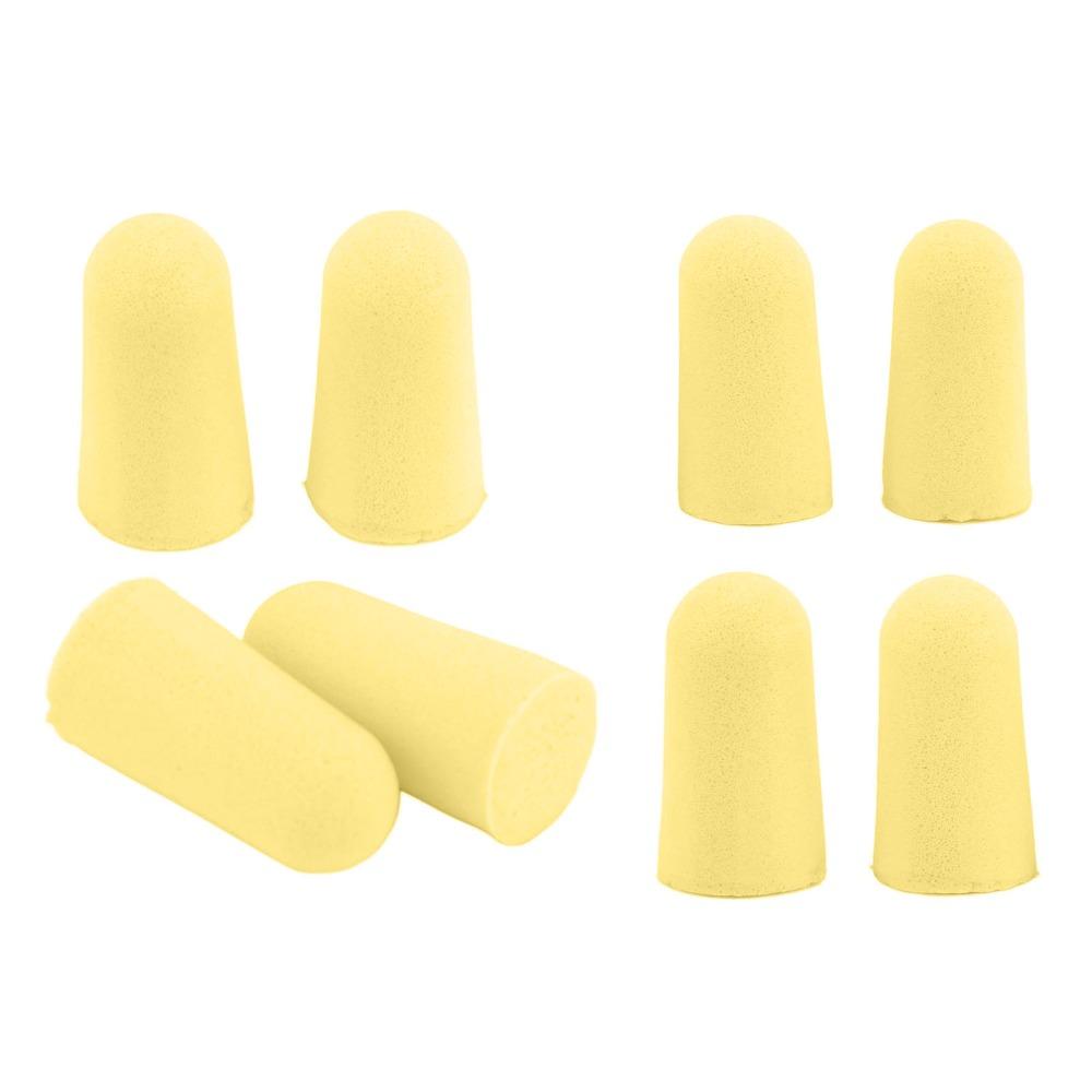 60Pcs 25 x 13mm Washable Noise Reduction Earplugs  Construction site daily hearing protection