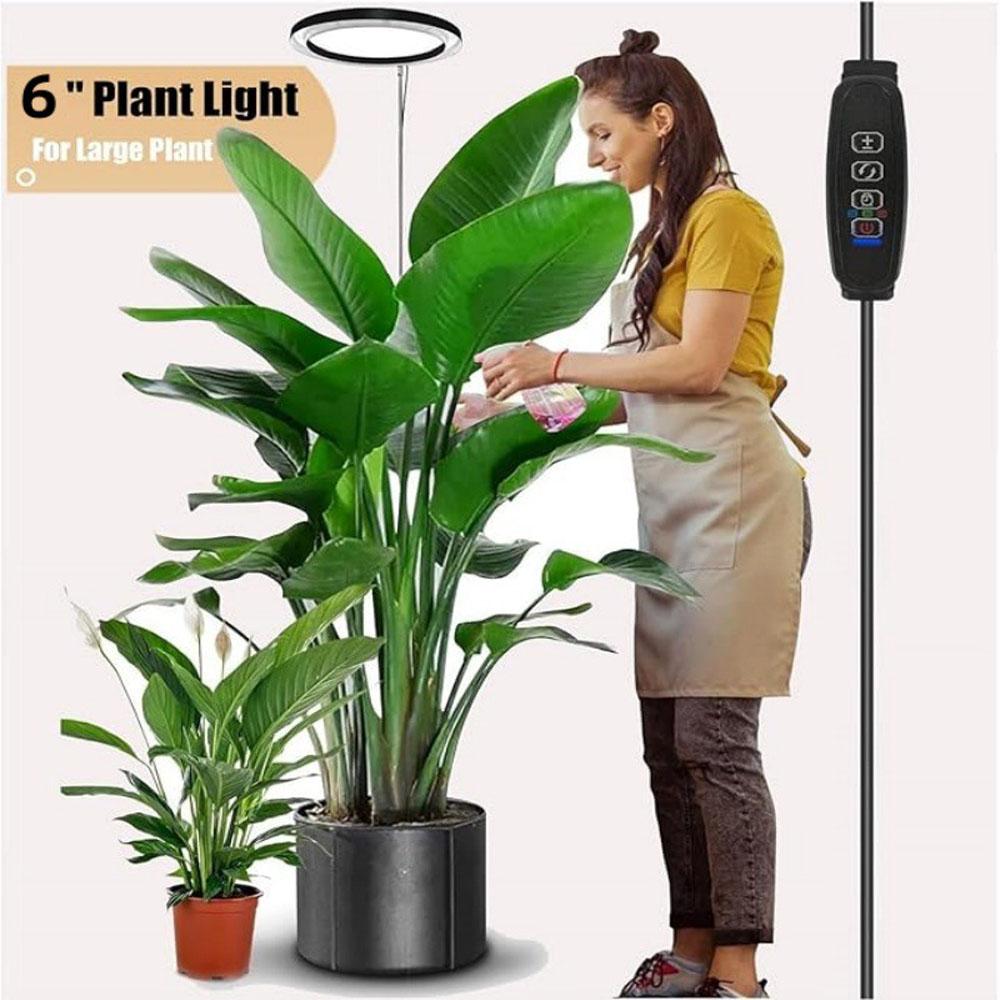 Xiaomi 165cm Height Adjustable LED Ring Grow Lights Indoor Plants Full Spectrum Large Plant Light for Indoor Plants USB Growing Lamp