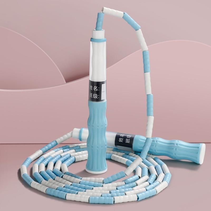 Keep Workout and Weight Loss Fitness Segmented Adjusted Beaded Jumping Rope