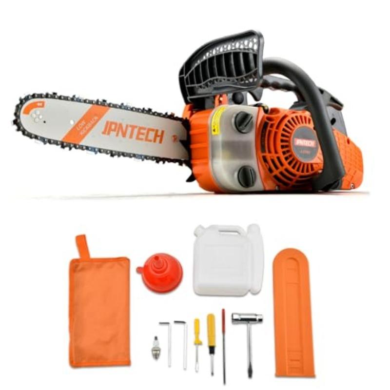 25.4cc 2-Cycle Gas Chainsaw 12 Inch Top Handle Chainsaw Petrol Handheld Cordless Portable Gas Powered Chain Saw for Tree Cuttin