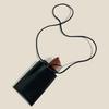 High-End Retro Lambskin Leather Phone and Glasses Pouch