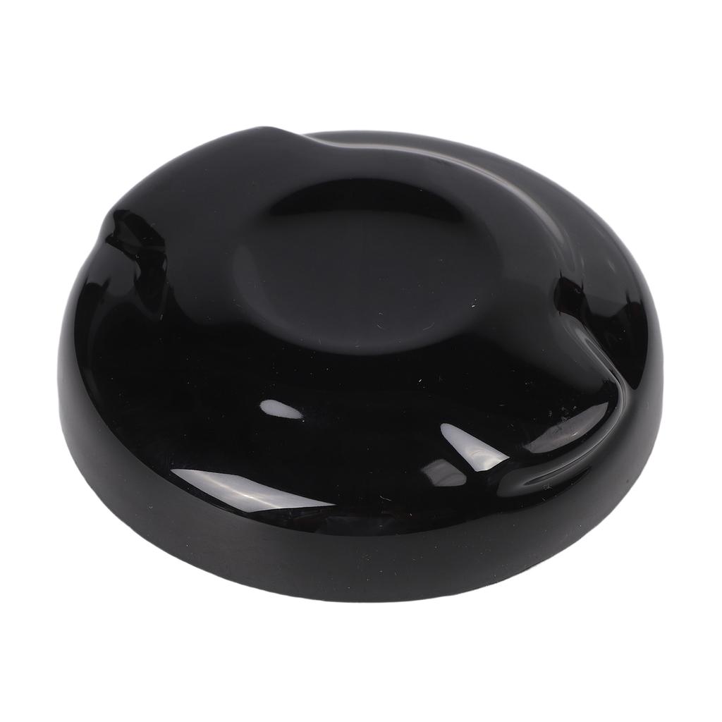 Car Upgrade Fits 2.0L Capacity Glossy Black Trim Protective Glossy Tank Cover 2.0L Fuel Cap Vehicle Aesthetics Upgrade