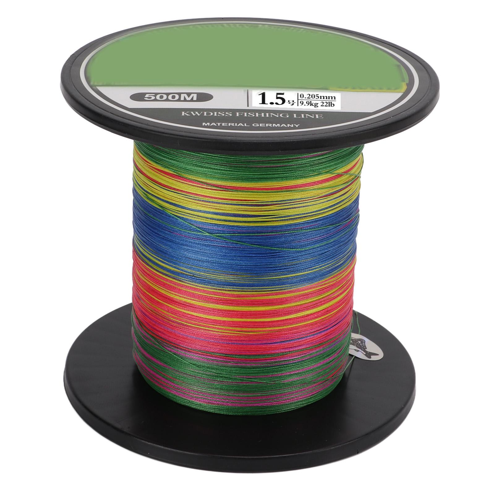 500m PE Fishing Line Carp 8 Strands Braided Line Accessories for Saltwater Fishing 1.5
