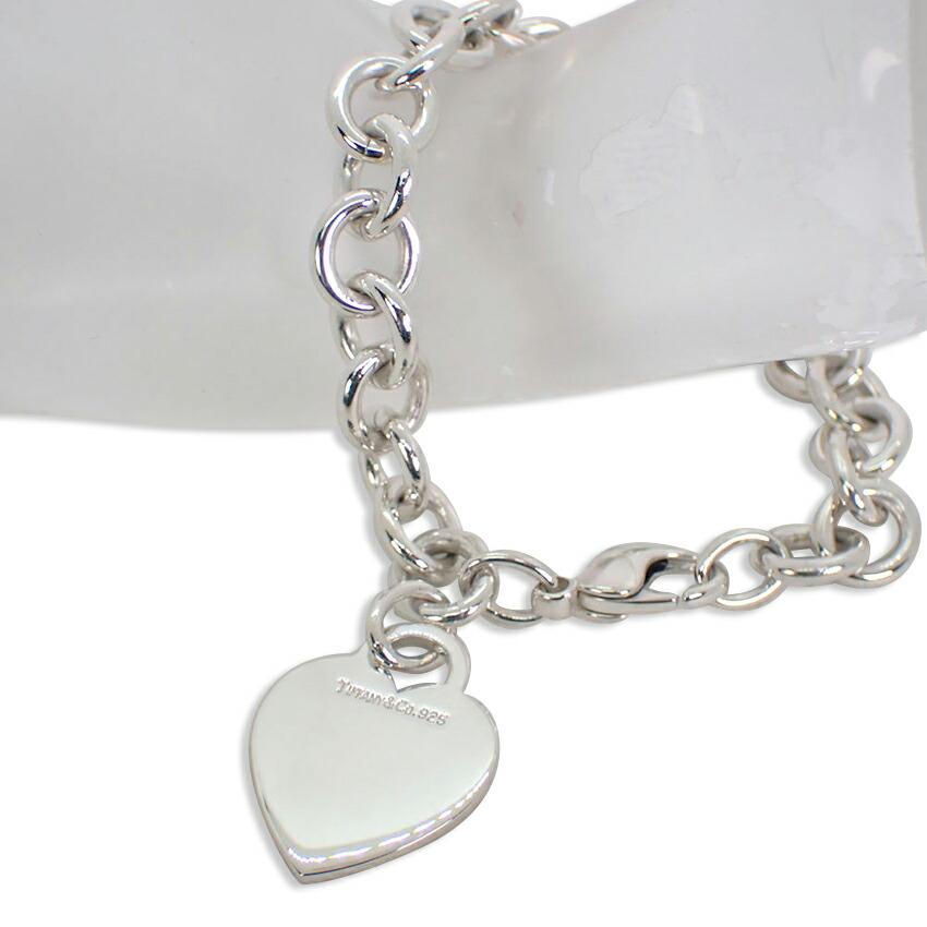 

[Б/у] Браслет с сердечком TIFFANY/Tiffany SV925 [g232-70]