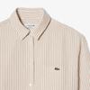 Lacoste Women's Linen Blended Stripe Shirt CF1429-56G8GI
